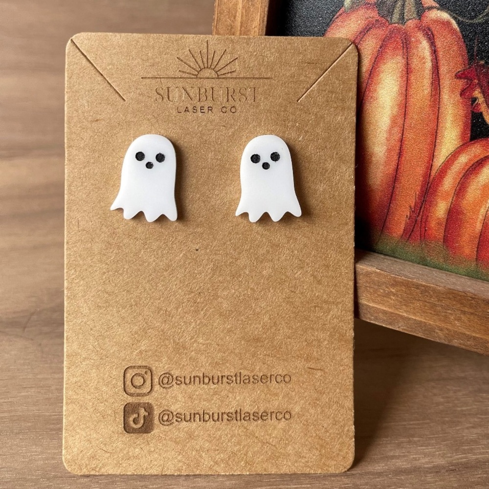 Cute Halloween Stud Earrings/Ghost Earrings/Bat Earrings/Skull Earrings